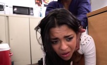 Receptionist Nikki Kay Gets Bonked By Janitor