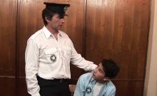 Poor Young Inmate Ordered To Deepthroat His Warden