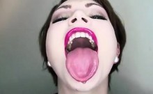 LIPSTICK COVERED MOUTH FETISH