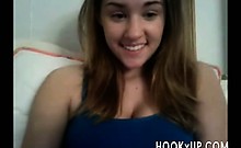 Hot brunette teasing - hookXup_com