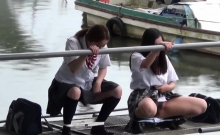 High school asians piss