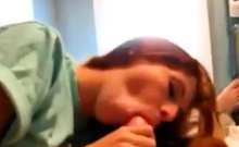 Amateur Readhead Girlfriend Blowjob