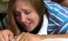 Mom's First Time Crying Anal