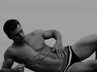 Kevin B Sexy Bw Beach Shoot
