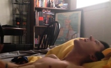 A Young Wanker With A Big Cock And A Big Load