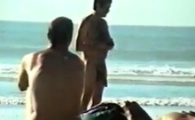 Str8 Big Dick On Beach