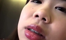 Great close up in japanese teen oral sex pov