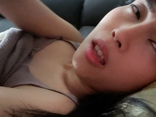 Asian Shemale Solo Masturbation