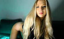 Blonde teen Sierras first erotic masturbation video