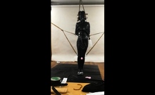 Chinese gas mask bondage breathplay