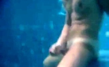 Str8 underwater and cum