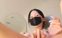 Pretty Japanese teen solo masturbation Uncensored