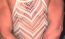 Chubby blonde brianna solo masturbation