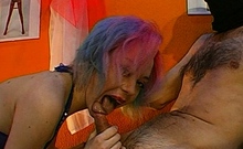 Renee Richards enjoys hot cock with a blond during group sex