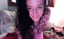 Brunette Solo Webcam Masturbation