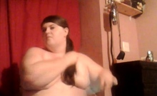 BBW Anal Play With Her Hair Brush