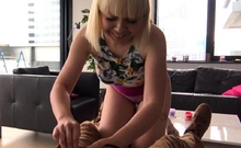 Japanese teen blowjob and hard fuck uncensored