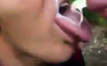 Outdoor Fun Blowjob and Cum with a Sexy Man