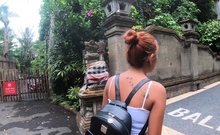 Amateur Asian Euro couple travels the world and has sex