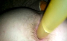 Long Toy Deep Anal Gaping Close Up