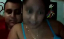 Hot Colombian Couple's Webcam Show