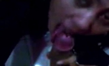 Indonesian Babe Leily Sucks White Cock for Mouthful of Cum