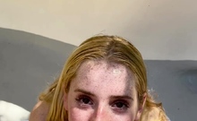 Blonde geek porn hardcore sex big cock deep pleasure