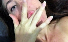Amateur blondie solo anal masturbation