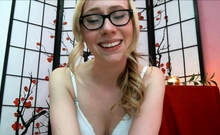 Blonde teen ass slapped and ass fucked