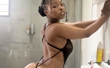 Hot Big Black Latina booty Black and Ebony