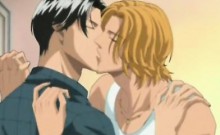 Blonde Hentai Gay Man And His Brunette Fag Fucking In Bed