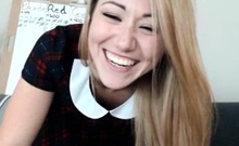 Pretty Japanese teen solo masturbation Uncensored