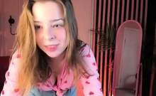 Skinny pierced amateur redhead rough fucking huge toys