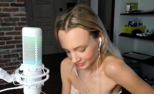 Awesome Teen With Big Boobs Dildo Masturbation