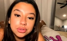 Amateur Brunette Anal Toy