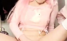 Amateur blonde teen solo dildo