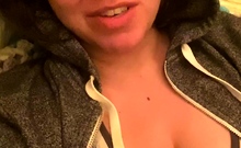Tattoed Amateur Webcam Girl Hot Dildo Action Masturbation
