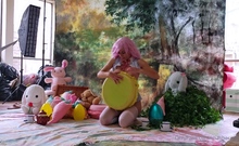 Cute teen anne solo anal masturbation