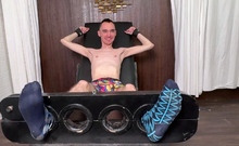 Slim Sub Tries On Bear Daddys Tickles