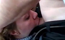 Face fuck mouth and throat