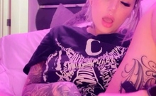 Beautiful Sonya having a horny solo toy masturbation