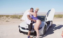 Pulled amateur euro blonde outdoor bj and she takes it deep