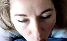 Sexy amateur blonde blowjob amp cumshot HD