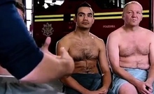 Daddy Bombeiros Get A Testicular Exam By Amateur Medic