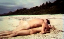 European Blonde Finger Fucked On Public Beach