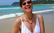 Sunbathing Milf Amateur Video