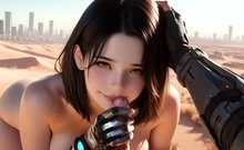 Cyber Vixen Takes Hard Cock Deep In The Dunes (ai Porn)