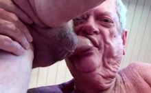Dentured Gay Blowjob - Sucking And Enjoying It