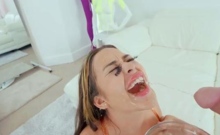 Extreme Piss-spew Recycling! Painful Anal + Reluctant