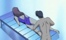 Swimsuit Hentai Bigboobs Fucking Wetpussy And Swallowing Cum